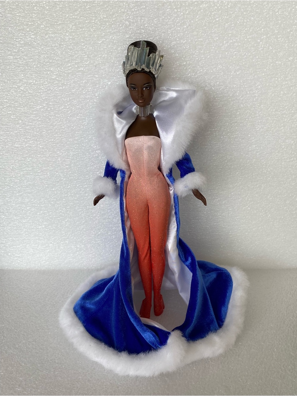 Mattel 2002 African American Fire and Ice Barbie Doll Salt Lake City Olympics